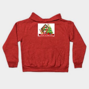 The year we stayed home christmas Kids Hoodie